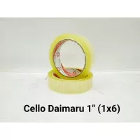 Isolasi Daimaru 1 Inci x 72 Yard/Cello Tape Daimaru/Selotip Daimaru