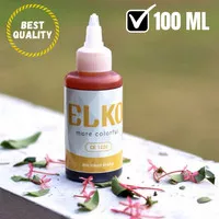 Tinta Stempel Flash Warna Kuning Waterproof ELKO 100 ML Untuk Kertas