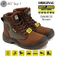 Joger Dakar Brown Coklat Casual Sporty / No:38-43 Sepatu Safety Shoes