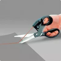 Gunting Laser / Laser Scissor Pemotong Kain Alat Potong Kertas Rambut