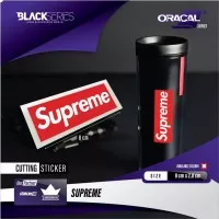 UNQ Cutting Sticker Tumbler Supreme || Stiker Botol Minuman Supreme