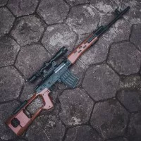SVD Dragunov "Custome" Sniper Rifle - Airsoftgun Spring d`COBRA