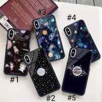 PREMIUM CASE CASING GLASS MOTIF 4 STARRY SKY FOR IPHONE 5 / 5G / 5S