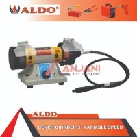 ALDO MESIN GERINDA DUDUK 3INCH VARIABLE SPEED / BENCH GRINDER 3 INCH