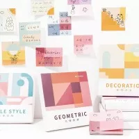 Abstract Concept Sticky Notes Box Set