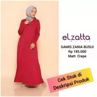 Dress Gamis Muslimah GAMIS ZANIA BUSUI ELZATTA Original