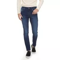 2Nd RED Jeans Pria Celana Jeans Slim Fit  Fabulous Navy Spray 131915
