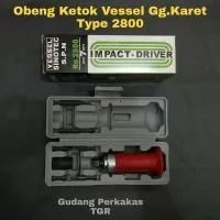 Obeng Ketok Set 7 Pc/Vessel 2800/Impact Driver/Obeng Ketok Gg Karet