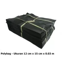 Polybag - Ukuran 12 cm x 15 cm x 0.03 m