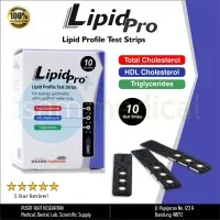 Strip Lipid Pro Strip Kolesterol Trigliserida HDL LDL @10