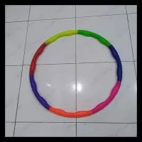 Permainan Holahop / Hula hoop Plastik Warna Warni diameter 60cm CUCI