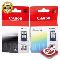 ORIGINAL CANON PIXMA PG-810 Black & CL-811 Color Ink Cartridge (1Set)