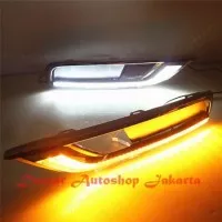 DRL Fog Lamp Lampu CRV CR-V 2015 2016 Led 2 Function Sen Kedip Fullset