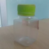 Botol Kotak bening 60ml/ botol 60ml/ Botol unik