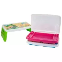 Meja Lipat Belajar Anak Omega Portable Desk 1120 Green Leaf