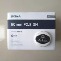 NEW Lensa Sigma 60mm 60 mm f/2.8 f2.8 f 2.8 DN | A for Sony E Mount