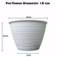 pot tawon 18cm