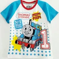 Kaos Anak Karakter Thomas & Friends size 7-10