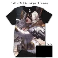 kaos 3d game mobile legend legends FASHA wings of heaven 170