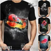 KAOS LOUHAN Baju KAOS IKAN LOHAN Keren PREMIUM Pecinta Ikan Louhan