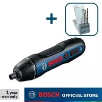 Bosch Obeng Baterai dengan Mata Bor Besi HSS-G 5pcs 3.6Volt GO GEN2