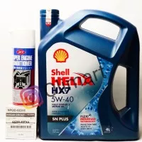 Oli Shell Helix HX7/Oli Filter Livina/Dcs Super Engine conditioner