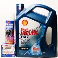 Oli Shell Helix HX7/Oli Filter Ertiga/Dcs Super Engine Conditioner