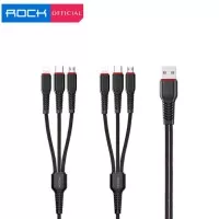 ROCK Cable Micro USB Type C Lightning G6 Metal 6 in 1 Charge & Sync