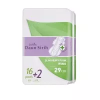 Softex Pembalut Wanita Daun Sirih 16`S Slim Wing 29 Cm