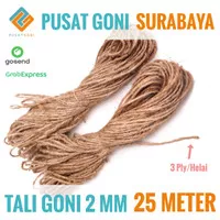 Tali Goni 3 Ply 25 Meter - Tali Rami 2 MM - Tali Bouquet Bunga