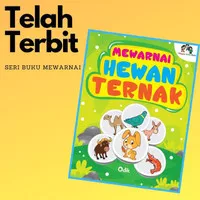 BUKU MEWARNAI HEWAN TERNAK HAPPY HOLY KIDS