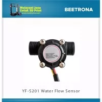 YF-S201 Water Flow Sensor Aliran Air Hall 1/2" 1-30L / min 2.0MPA