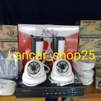 Camera Cctv 4chanel 5mp full hd 1080P komplit siap pasang+HDD 500GB