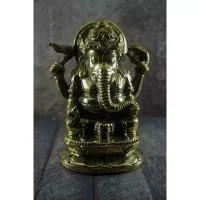 Patung Dewa Ganesha Kuningan Good Quality