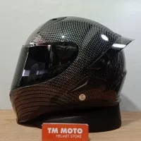 Helm Snail FFS1 Carbon Glossy - Visor Dark