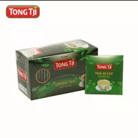 Teh hijau TONG TJI 25 sachet /kantong /teh seduh/teh celup/tea bag