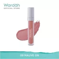 LIPSTIK Wardah Exclusive Matte Lip Cream 09 Mauve On 4 g LIPSTICK