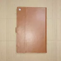Sony Xperia Z2 Tablet Flip Cover Leather Case Flip Case - Coklat