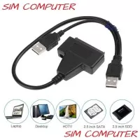 USB 2.0 to SATA Converter untuk Hard Disk 2.5 / 3.5 Inch - USB to SATA