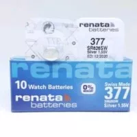Batre Baterai Battery RENATA SR626SW 377 SILVER 1.55V OROGINAL