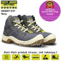 Sepatu Safety Jogger Desert S1P Navy Original - Safety joger Desert