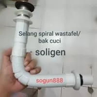 Selang spiral afur wastafel atau bak cuci