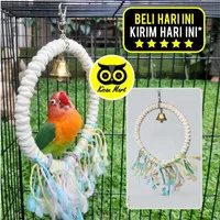 AYUNAN BURUNG LONCENG CINCIN MAINAN TANGKRINGAN NURI PARKIT LOVE BIRD