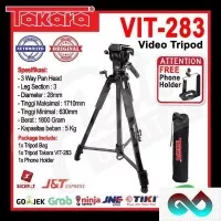 Tripod TAKARA VIT-283, Video Tripod + Phone Holder