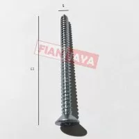 Skrup M5 x 63 mm baut skrup JF skrub screw tapping 10 x 1 inch