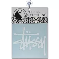 Stiker Stussy Sticker Motor Mobil Putih 8cm