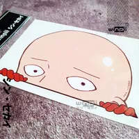 Stiker Ngintip / Peeking Sticker Saitama Anime One Punch Man