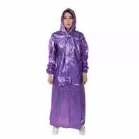 Jas Hujan Rok Polkadot Plevia ROK POP 870 Muslimah Perempuan Mantel