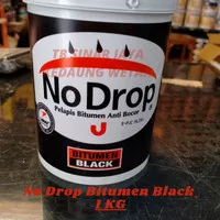 CAT NO DROP BITUMEN BLACK HITAM 1KG WATERPROOFING SIKA AQUAPROOF 1KG