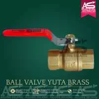 Ball Valve YUTA 3/4 inch Kuningan Original 3/4" Stop Kran Keran Brass